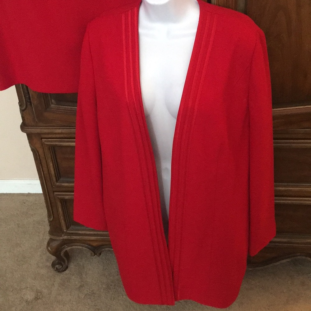 Moshita Couture Red Suit 3 piece suit